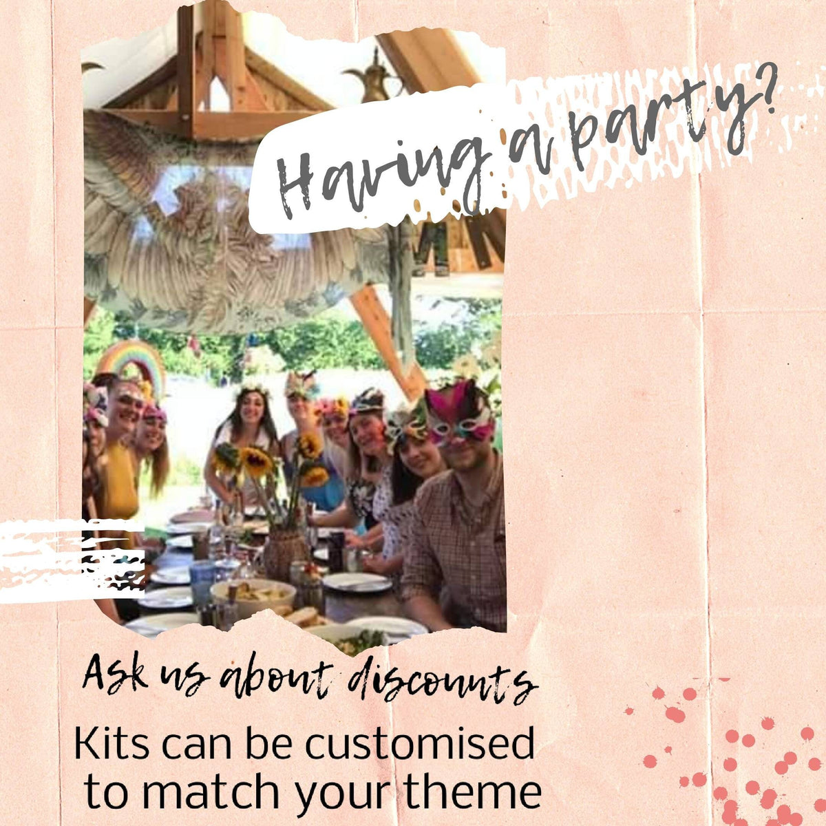 DIY Flower Crown Making Kit, make a Bohemian style flower garland