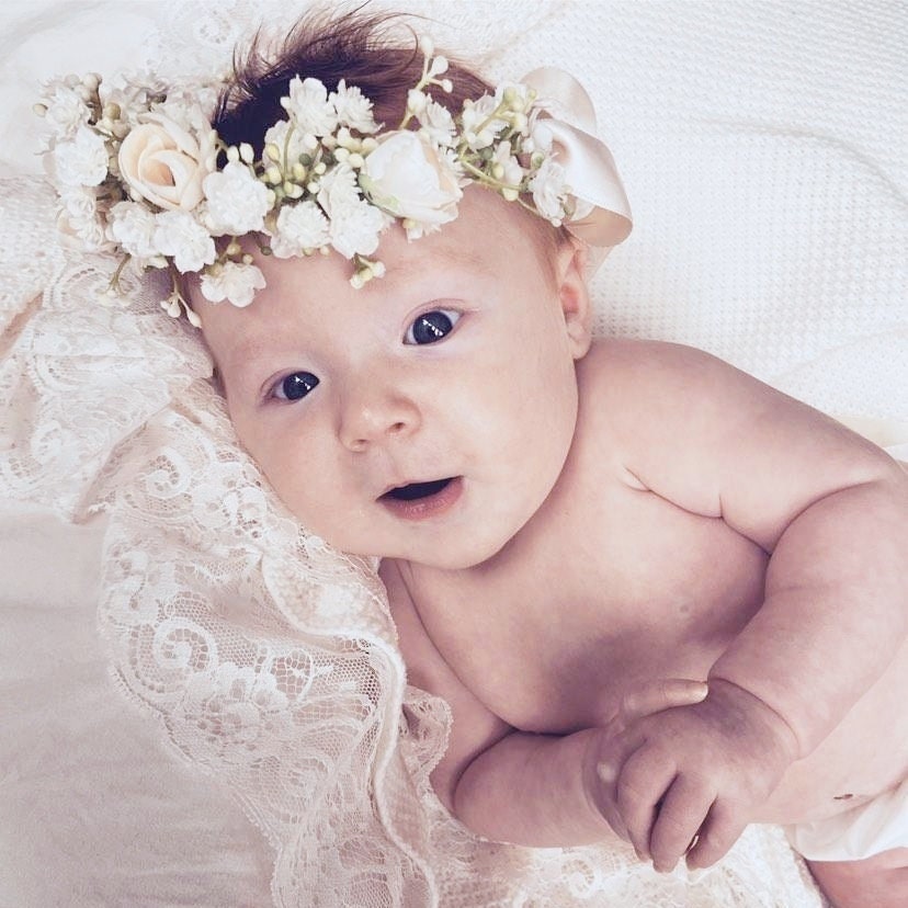 Gypsophila Flowercrown for children