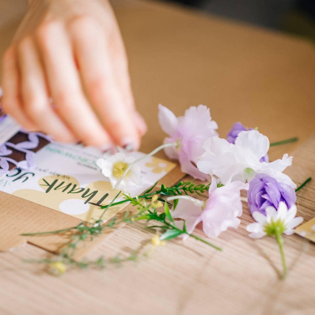 Children’s DIY Flower Crown Making kit & Video Guide, Child’s DIY Floral Garland, Lush Lilac, Flower headband DIY craft pack