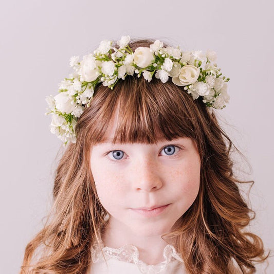 Gypsophila, Babys Breath Headband for Children