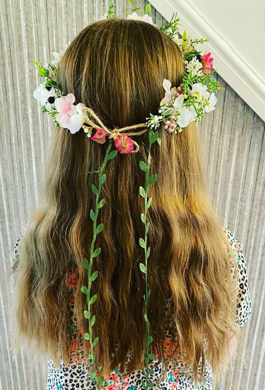 DIY Boho-Style Flower Crown Making Kit , make a delicate meadow-style flower crown