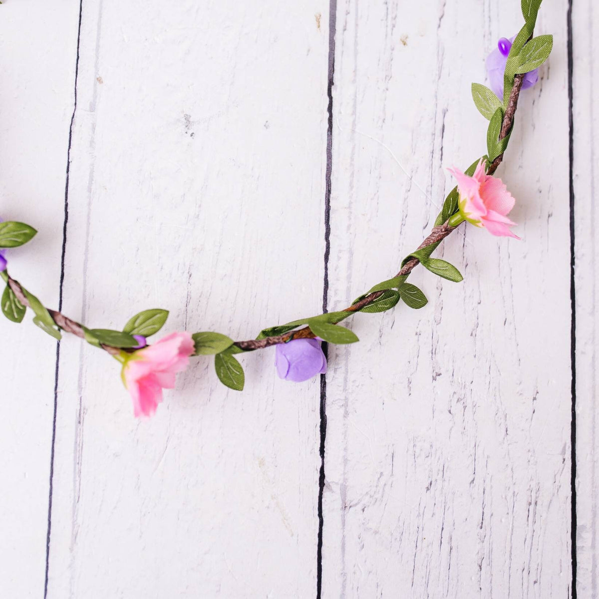 Delicate Flower Garland - daisy and rose flowercrown