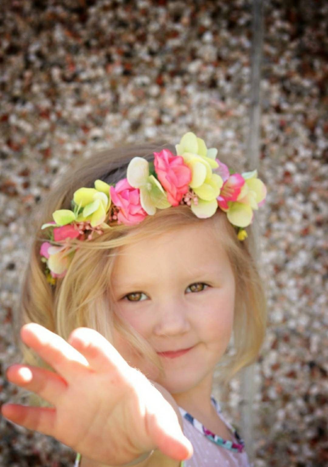 Maya Floral Headband - child's flower hairband
