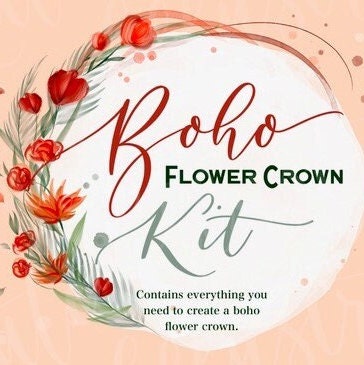 DIY Flower Crown Making Kit, make a Bohemian style flower garland