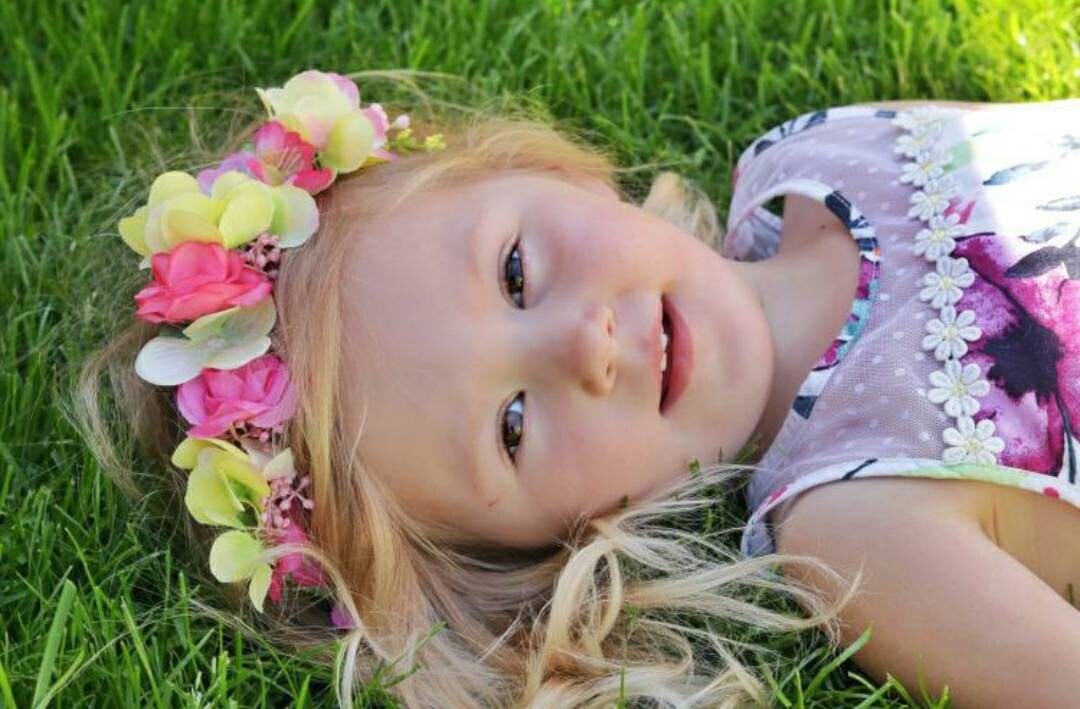 Maya Floral Headband - child's flower hairband