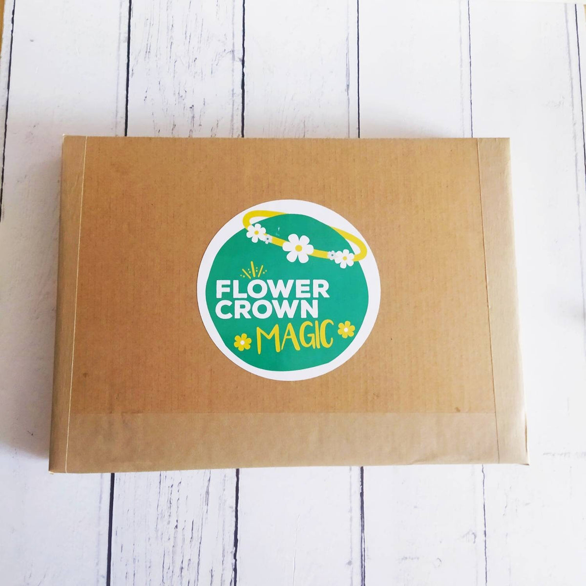 Flower crown making kit, bright coloured flower crown DIY, make your own festival headband