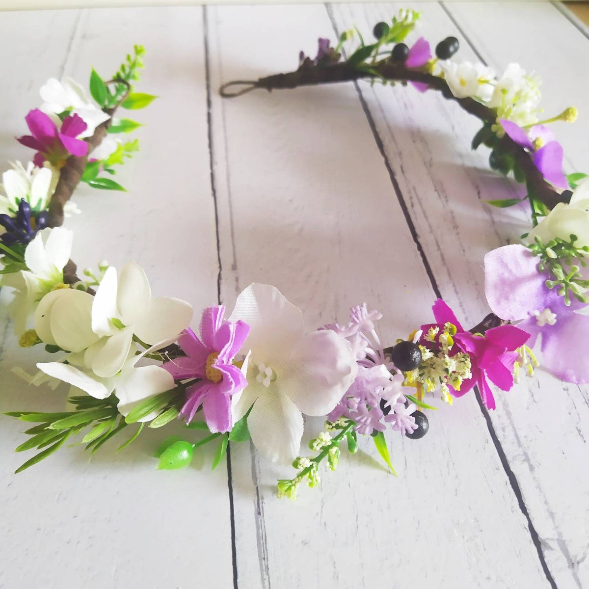 DIY Boho-Style Flower Crown Making Kit , make a delicate meadow-style flower crown