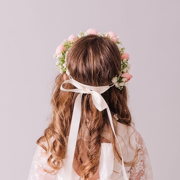 Gypsophila Flowercrown for children