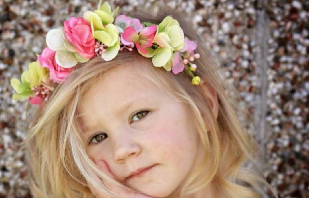 Maya Floral Headband - child's flower hairband
