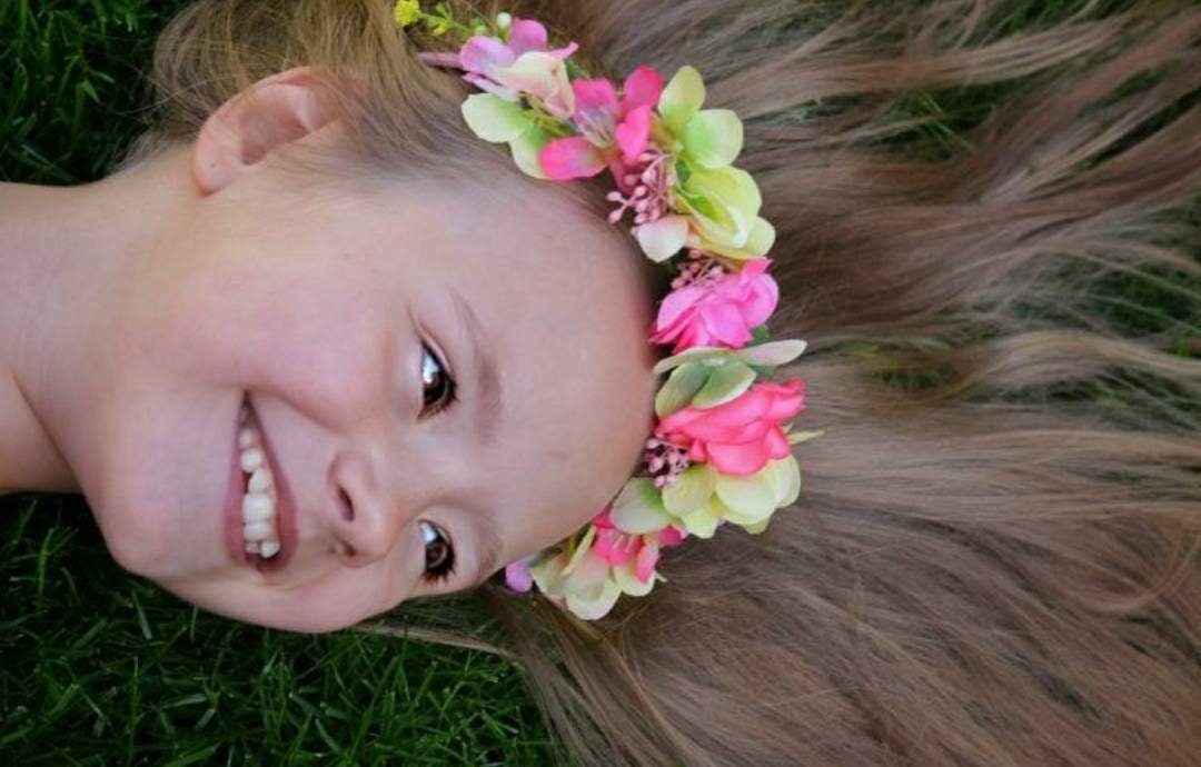 Maya Floral Headband - child's flower hairband