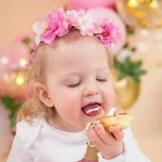 Pink & white adjustable Flower Crown, delicate artificial flower garland, Perfect for festivals, parties and bridal showers
