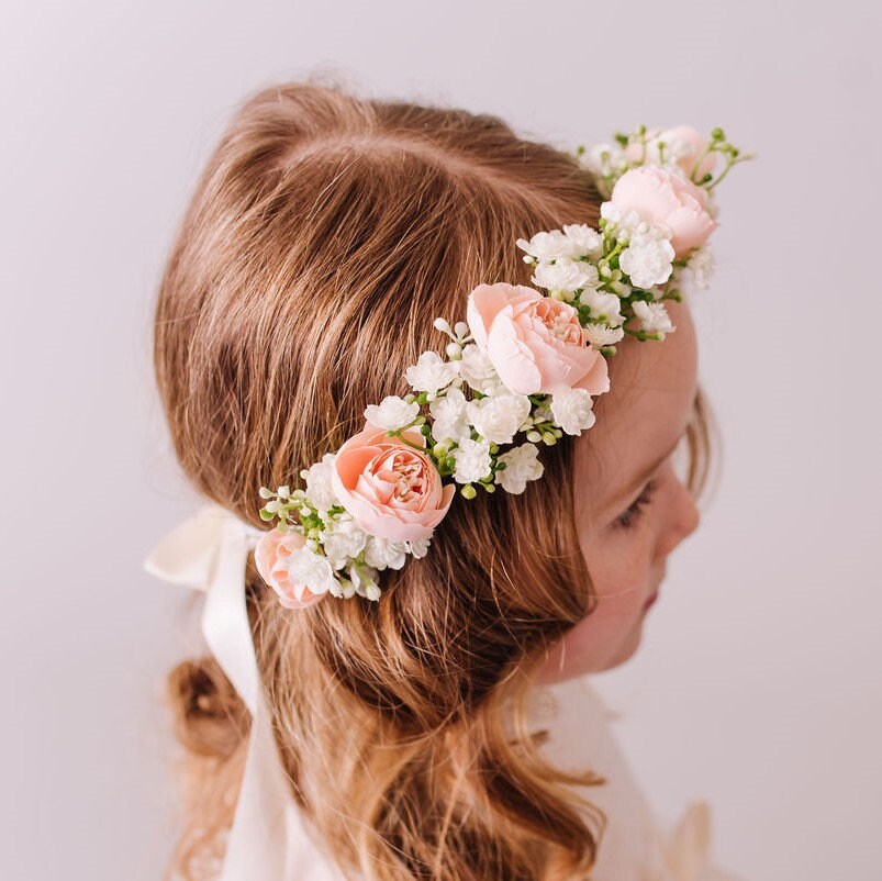 Gypsophila Flowercrown for children