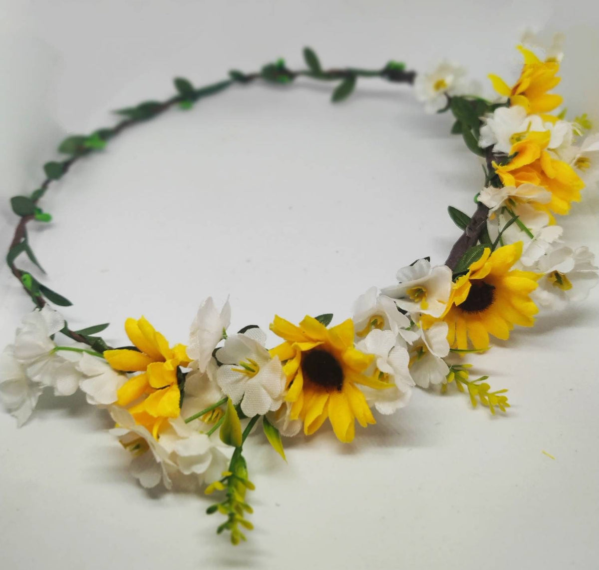 Sunflower Crown, festival garland, summer flower crown
