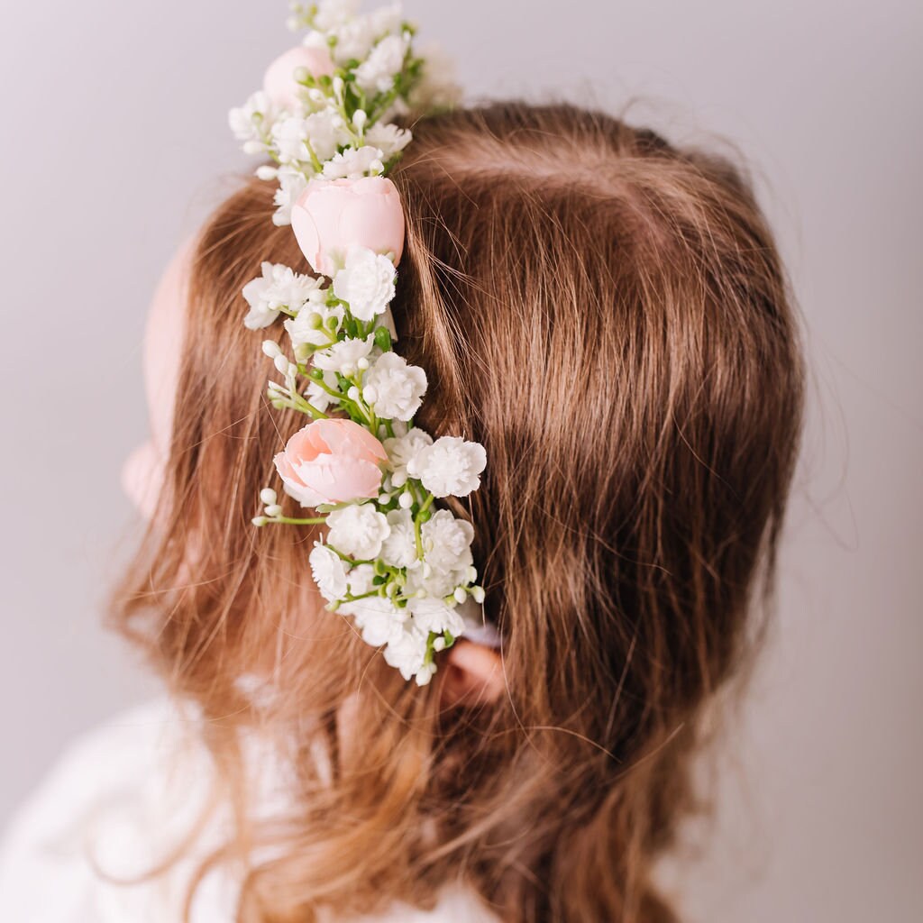 Gypsophila, Babys Breath Headband for Children
