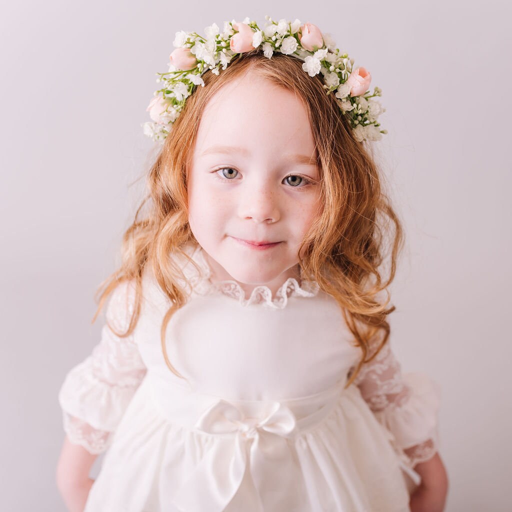Gypsophila, Babys Breath Headband for Children
