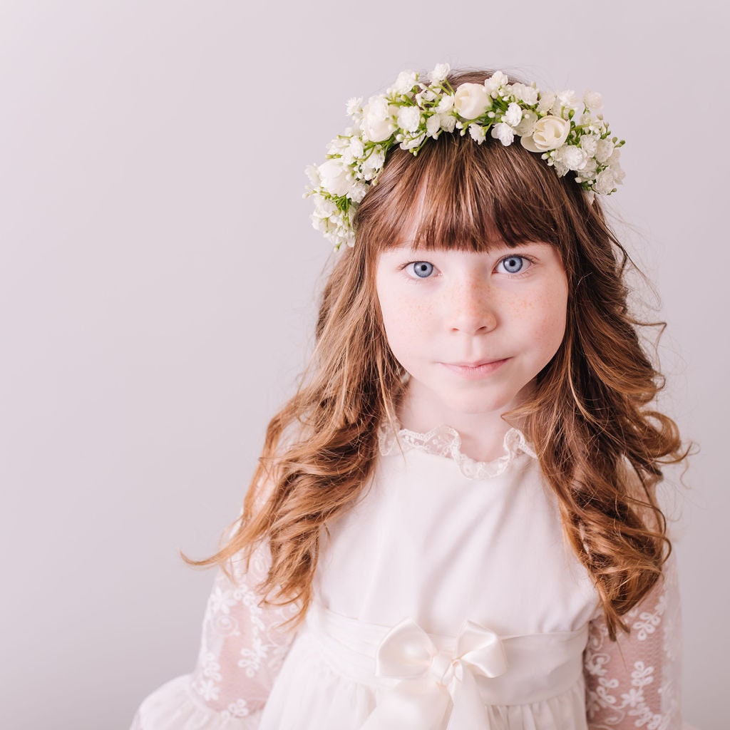 Gypsophila, Babys Breath Headband for Children