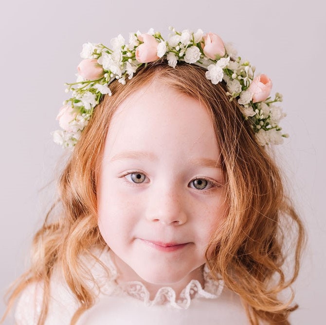 Gypsophila, Babys Breath Headband for Children