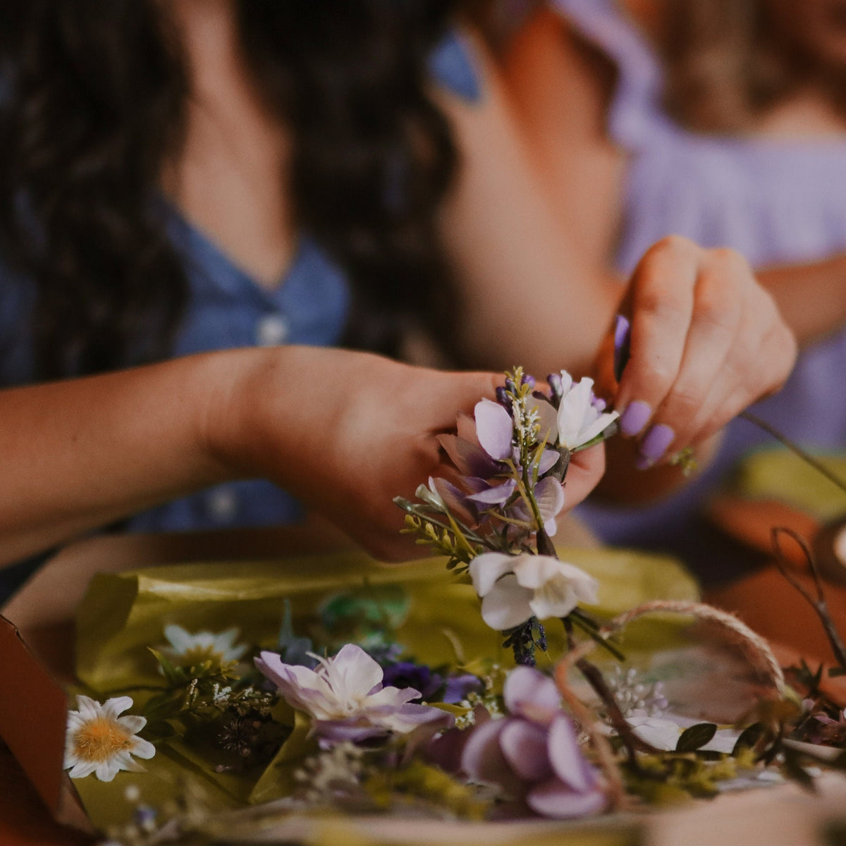 DIY Flower Crown Making Kit, make a Bohemian style flower garland