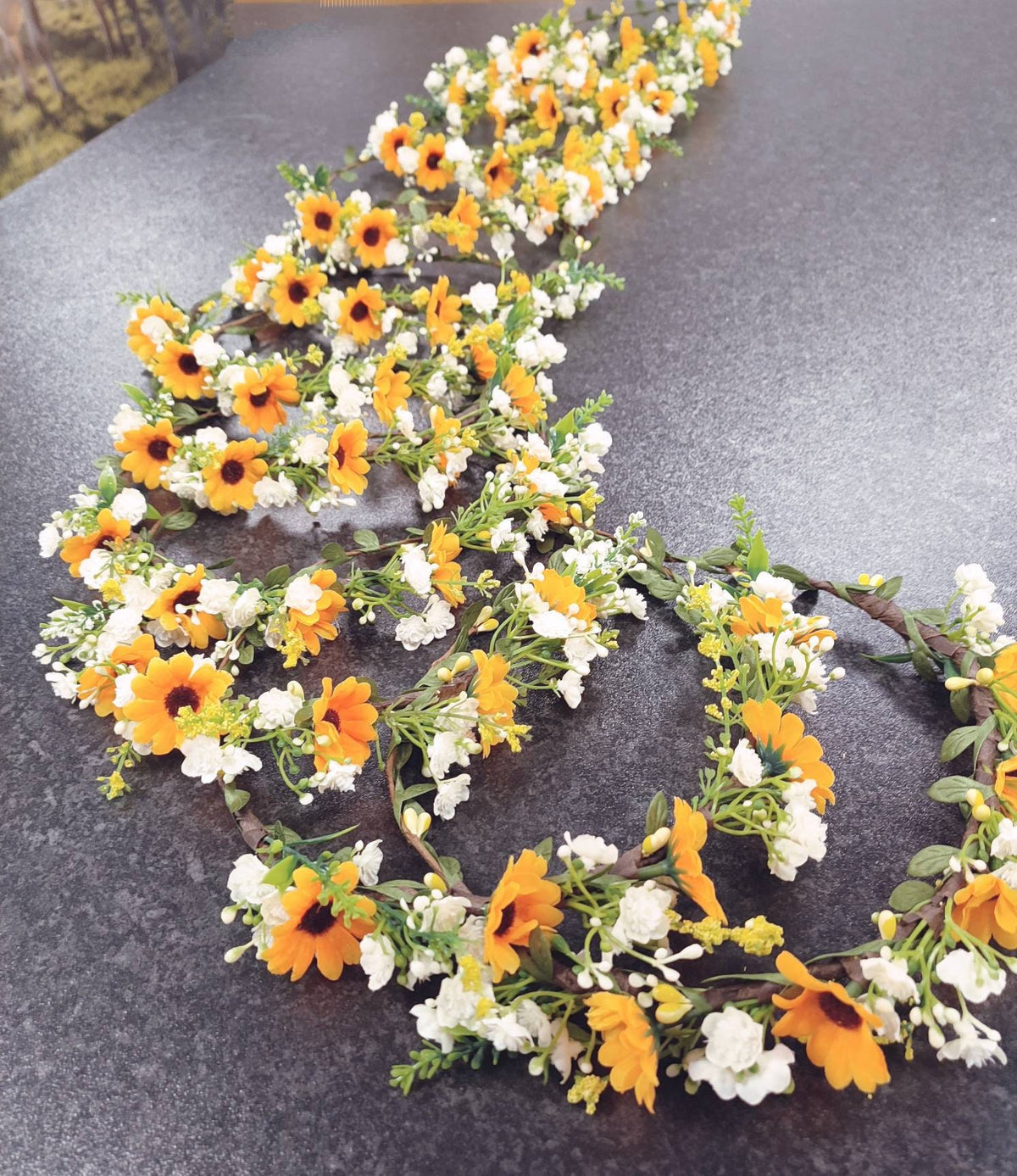 Sunflower Crown, festival garland, summer flower crown