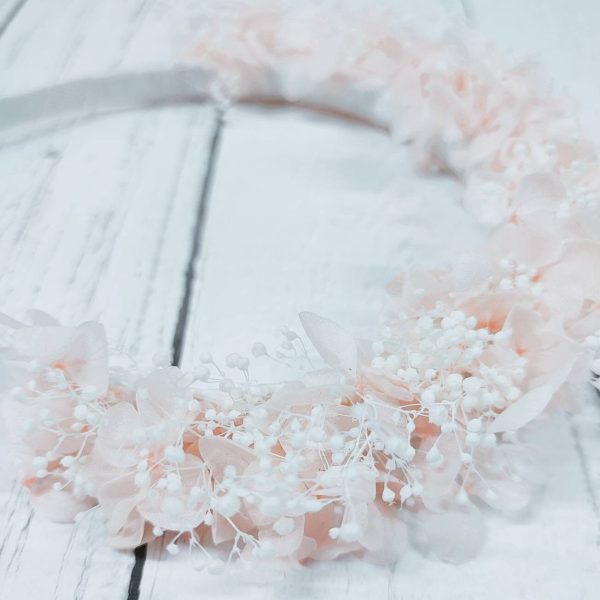 Blush Pink Preserved Flower Headband - Image 8