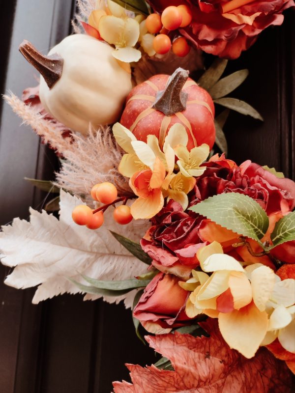 Autumn Pumpkin Wreath - Image 2